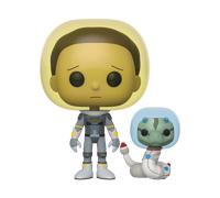 Rick & Morty - Figurine Pop! Morty Combinaison Spatiale avec Serpent N°690