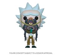 Rick & Morty Pop Animations-Vinylfigur Rick W/ Glorzo 9 cm Funko