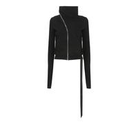 Rick Owens - Asymmetric Zip Mountain Sweater - Femme - Sweatshirts et sweats à capuche - Noir - Taille: 38 FR