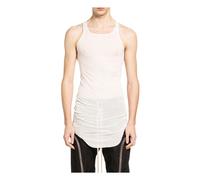 Rick Owens - Basic Rib Tank - Homme - Tops - Blanc - Taille: L