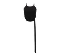 Rick Owens - Basic Tank Cropped - Femme - Tops - Noir - Taille: 40 FR