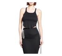 Rick Owens - Basic Tank Cropped - Femme - Tops - Noir - Taille: 40 FR