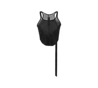 Rick Owens - Basic Tank Cropped Top - Femme - Tops - Noir - Taille: 38 FR