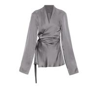 Rick Owens - Blouses - Femme - Blouses et Chemises - Gris - Taille: 38 FR