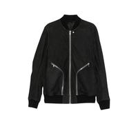 Rick Owens - Blouson Bomber en Cuir - Homme - Vestes - Noir - Taille: 2XL
