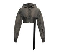 Rick Owens - Bomber Court à Capuche - Femme - Vestes - Gris - Taille: 40 FR