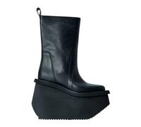 Rick Owens - Bottes en cuir d'usine - Femme - Chaussures - Noir - Taille: 38 EU