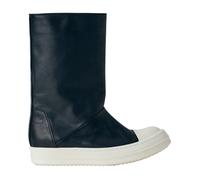 Rick Owens - Bottes Hautes en Cuir Tower - Femme - Chaussures - Noir - Taille: 38 EU