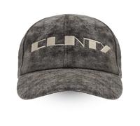 Rick Owens, unisex, Accessoires, Gris, Taille: S Casquette de baseball en coton brossé