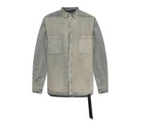 Rick Owens - Chemise en denim - Homme - Chemises - Gris - Taille: S
