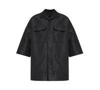 Rick Owens - Chemise Oversize Manches Courtes - Homme - Chemises - Noir - Taille: L