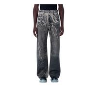 Rick Owens - Coated Wide-Leg Jeans - Homme - Jeans - Noir - Taille: W29