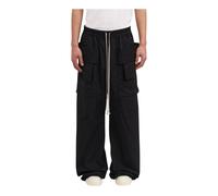 Rick Owens - Creatch Wide Cargo Drawstring - Femme - Pantalons - Noir - Taille: 38 FR