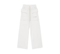 Rick Owens - Creatch Wide Cargo Drawstring - Homme - Pantalons - Blanc - Taille: S