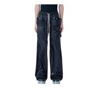Rick Owens - Creatch Wide Cargo Drawstring Pants - Homme - Pantalons - Noir - Taille: L
