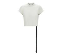 Rick Owens - Cropped Small Level T - Femme - Tops - Blanc - Taille: 40 FR