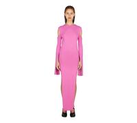 Rick Owens - Cut Out Knit Dress - Femme - Robes - Rose - Taille: 36 FR