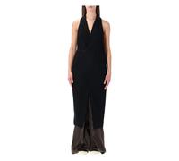 Rick Owens - Cyclops Sleeveless Wrap Coat - Femme - Robes - Noir - Taille: 40 FR