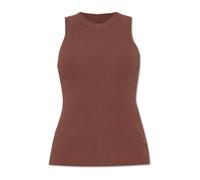 Rick Owens - Débardeur à fines côtes - Femme - Tops - Rouge - Taille: 36 FR