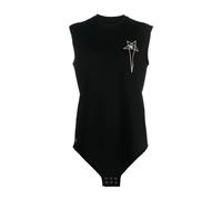 Rick Owens - Débardeur Noir Logo - Femme - Tops - Noir - Taille: 38 FR