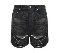 Rick Owens - Denim Shorts - Homme - Shorts - Noir - Taille: W33