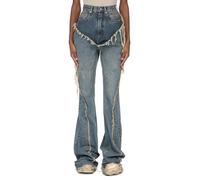Rick Owens - Double Cargo Jumbo Belas - Femme - Jeans - Bleu - Taille: 38 FR
