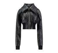 Rick Owens - Dracuflight Cropped Jacket - Femme - Vestes - Noir - Taille: 40 FR