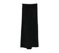 Rick Owens - Draped Rib Knit Maxi Skirt - Femme - Jupes - Noir - Taille: 40 FR