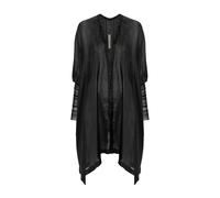 Rick Owens, Femme, Vestes, Noir, Taille: ONE Size Camicia Zero Shirt Cape Jacket