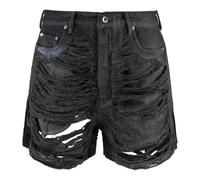 Rick Owens - Geth Cut-Off Distressed Shorts - Homme - Shorts - Gris - Taille: W32