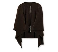 Rick Owens - Gilet Cardigan Drapé - Femme - Vestes - Brun - Taille: 40 FR
