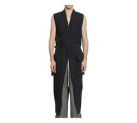 Rick Owens - Gilet Cargo Long Tower - Homme - Vestes - Noir - Taille: M