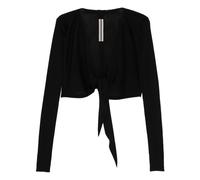 Rick Owens - Gilet Court Croisé - Femme - Pulls - Noir - Taille: 42 FR