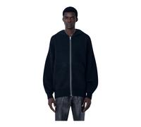 Rick Owens - Gimp Hooded Zip-Up SweaT-shirt - Homme - Pulls - Noir - Taille: M