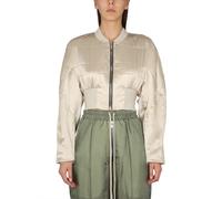 Rick Owens - Girdered Flight Bomber - Femme - Vestes - Gris - Taille: 40 FR