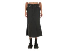 Rick Owens - Gonna In Denim - Godet Skirt - Femme - Jupes - Noir - Taille: 38 FR