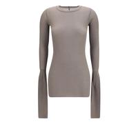Rick Owens - Haut à manches longues - Femme - Pulls - Gris - Taille: 42 FR