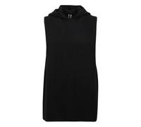 Rick Owens - Haut en maille sans manches à capuche - Homme - Pulls - Noir - Taille: L