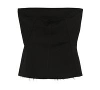Rick Owens - Haut Noir avec Fermeture Éclair Exposée - Femme - Tops - Noir - Taille: 42 FR