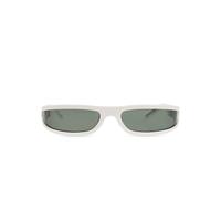 Rick Owens, Homme, Accessoires, Blanc, Taille: ONE Size Lunettes de soleil Fog Pearl Temple / Forest Lens