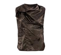 Rick Owens - Island Draped Top - Femme - Tops - Brun - Taille: 42 FR