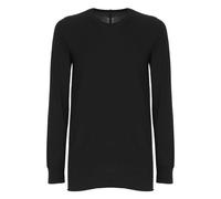Rick Owens - Jersey Coton Col Rond - Homme - Pulls - Noir - Taille: XL