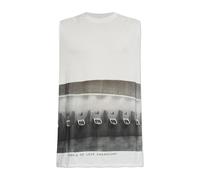 Rick Owens, Homme, Tops, Gris, Taille: M Jumbo Printed Top