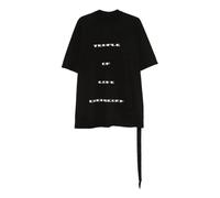 Rick Owens - T-shirt col rond - Femme - Tops - Noir - Taille: 40 FR