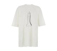 Rick Owens - Jumbo SS T - Homme - Tops - Blanc - Taille: M