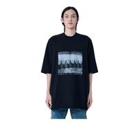 Rick Owens - Jumbo SS T-Shirt - Homme - Tops - Noir - Taille: L