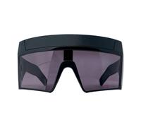 Rick Owens - Lunettes de soleil à monture bouclier - unisex - Accessoires - Noir - Taille: ONE Size