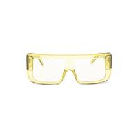 Rick Owens - Lunettes de soleil Acid Temple - Homme - Accessoires - Jaune - Taille: ONE Size