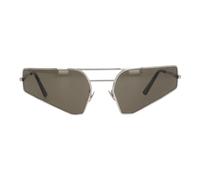 Rick Owens - Lunettes de Soleil Argent Design Élégant - Homme - Accessoires - Gris - Taille: ONE Size