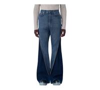 Rick Owens - Pantalon Banana avec fermeture éclair en mélange de coton - Homme - Jeans - Gris - Taille: W30